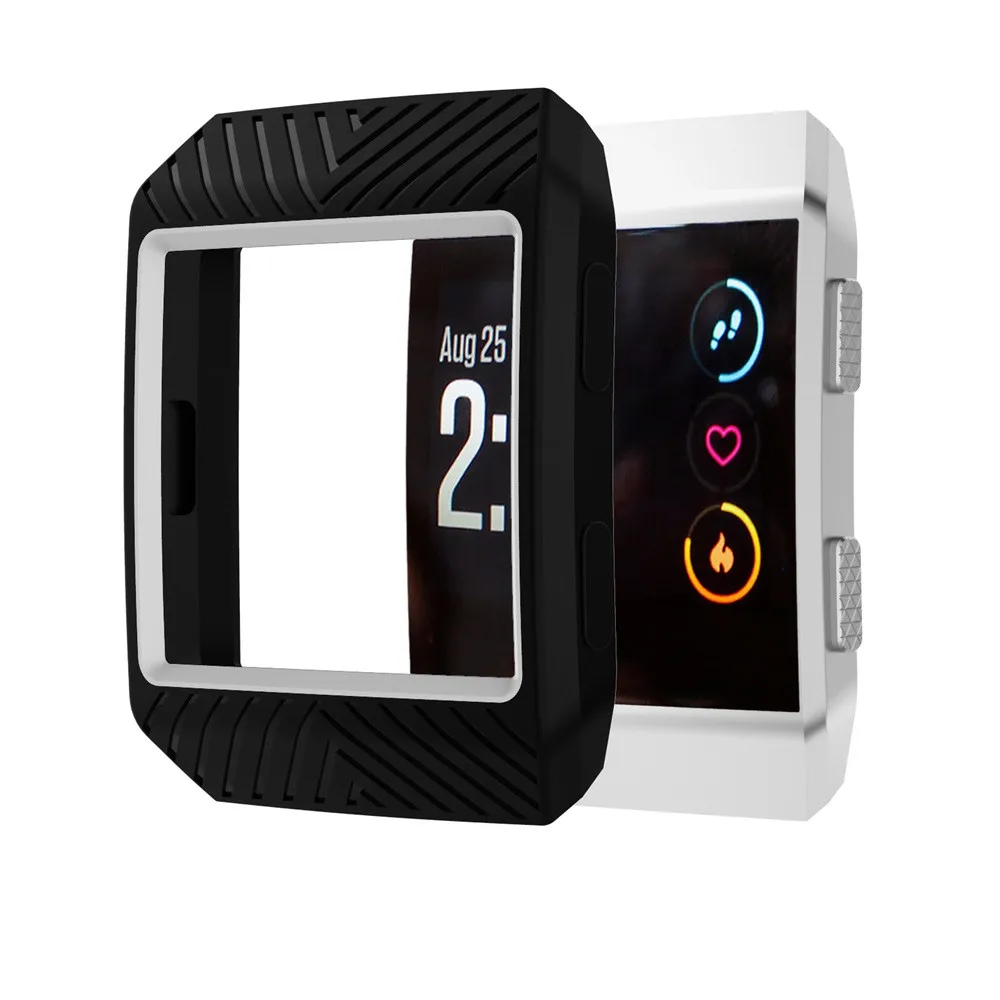 Противоударный защитный силиконовый Экран защиты Чехол Для Fitbit ионной Smartwatch спортивных Товары аксессуары Прямая