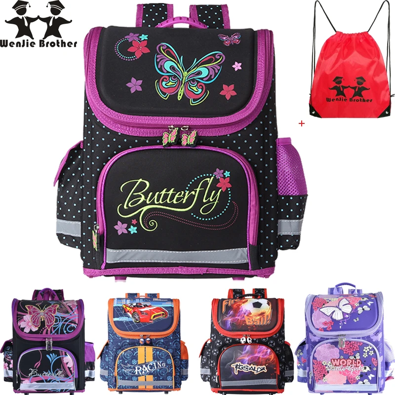 wenjie brother font b Kids b font butterfly Schoolbag font b Backpack b font EVA Folded