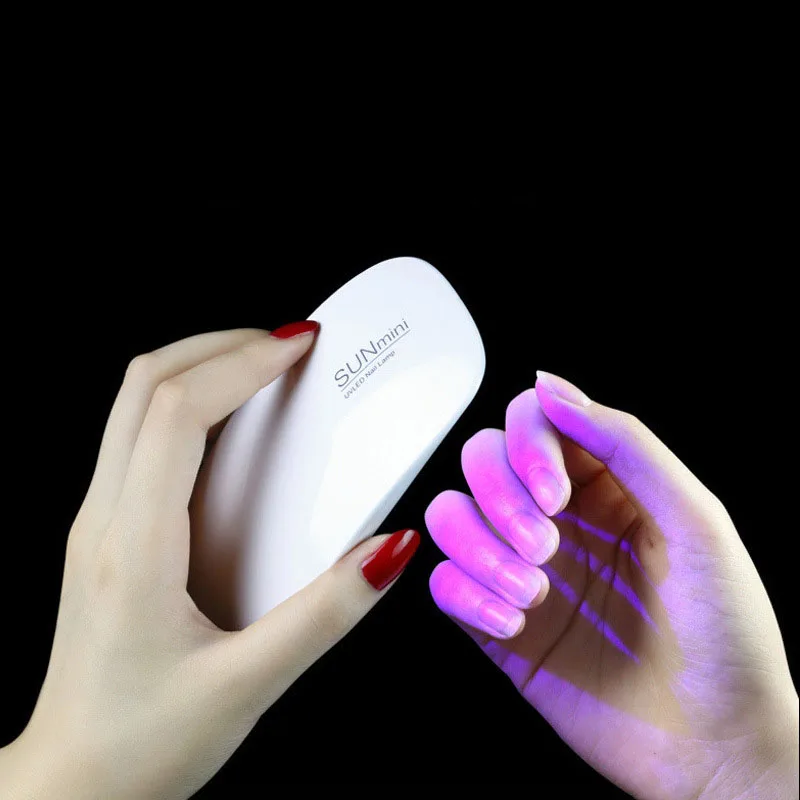 

Portable Mini 6W UV LED Lamp Nail Polish Dryer Home Use 45s/60s Timer Setting Gel Nail Machine Beauty Tool Hot Mdf