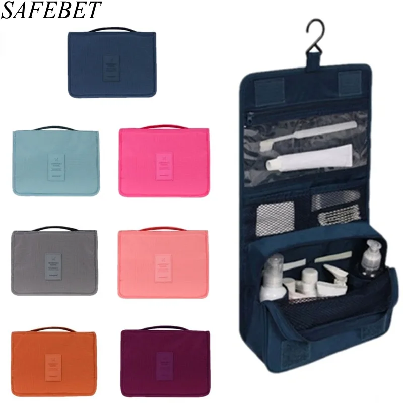 Us 4 46 51 Off Safebet Brand Women Men Travel Cosmetic Bags Waterproof Nylon Large Beauty Bag Personal Hygiene Organizer In