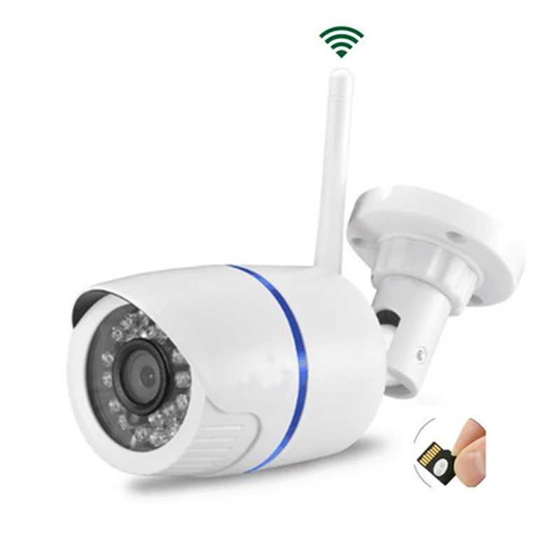 Wdskivi HD 1080 P Водонепроницаемый Открытый IP Камера P2P видеокамера с Wi-Fi Пуля CCTV Камеры Скрытого видеонаблюдения обнаружения движения SD карты