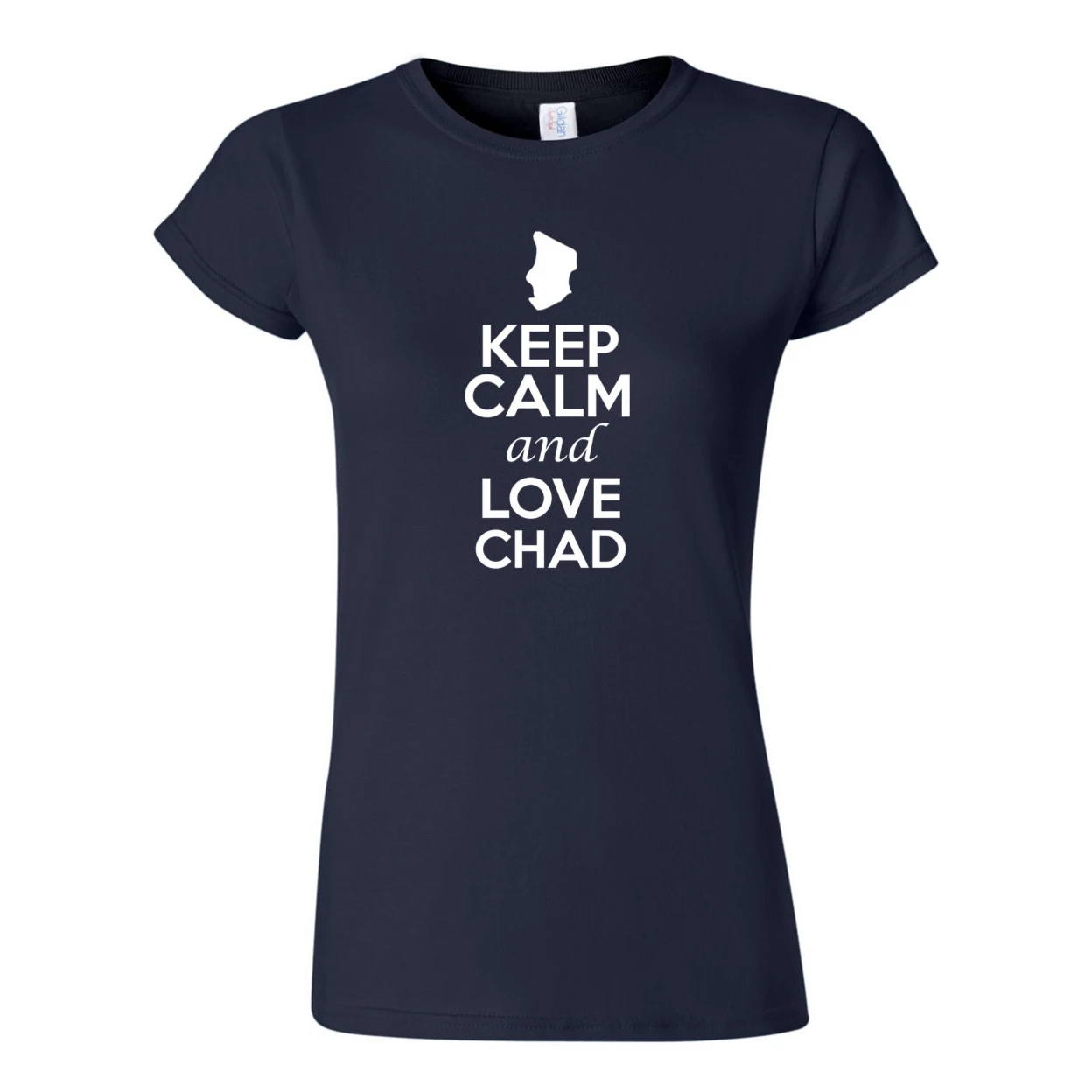 Junior Keep Calm And Love Chad Country Patriotic Novelty T-Shirt Tee 1256 (3)