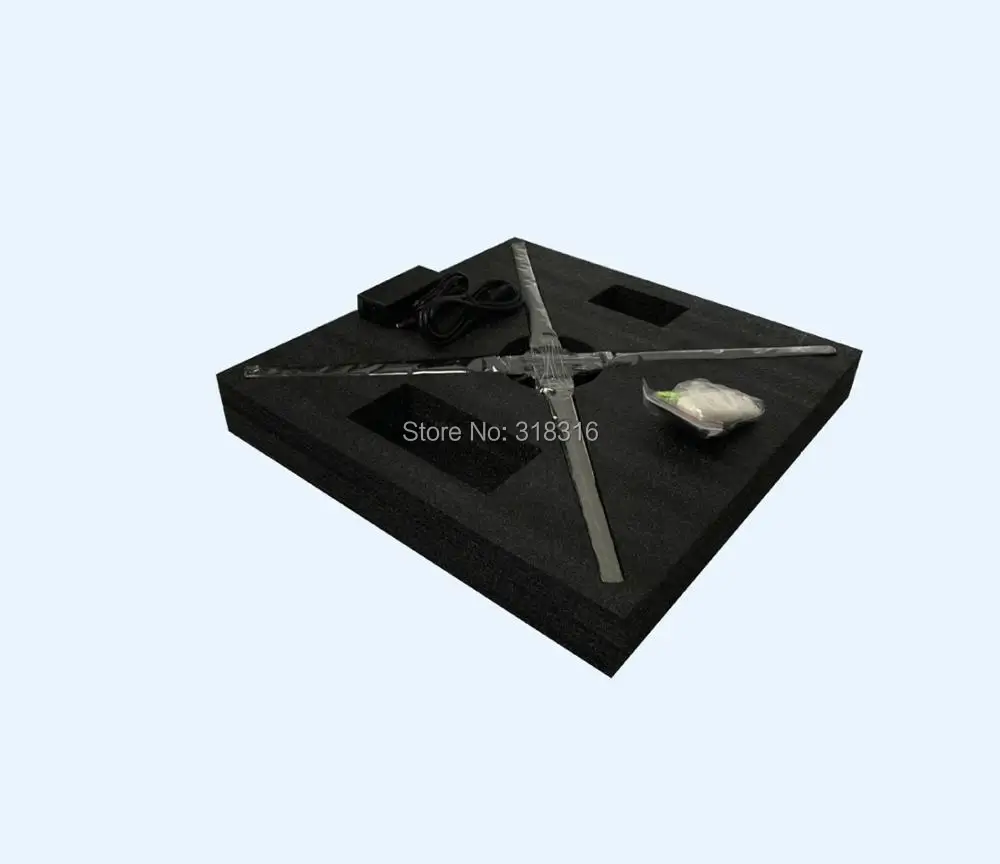 Displamax 70cm wifi(IOS/Android/PC control) 3D hologram advertising led fan holographic display advertising light