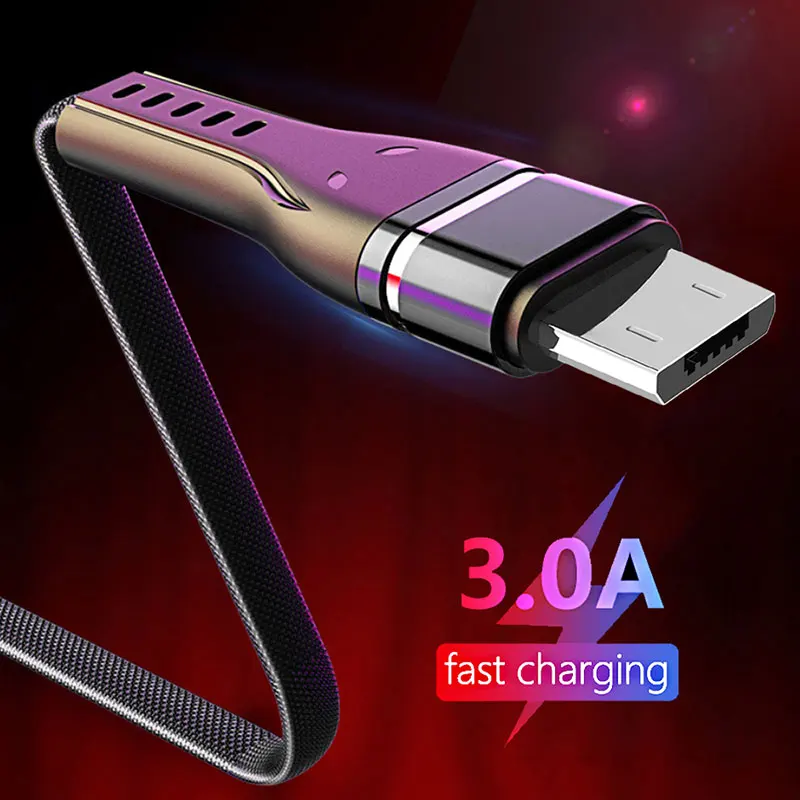 3A type-c micro usb Быстрый кабель для huawei samsung Android Xiaomi зарядное устройство Магнитный адаптер usb type C кабели для мобильных телефонов