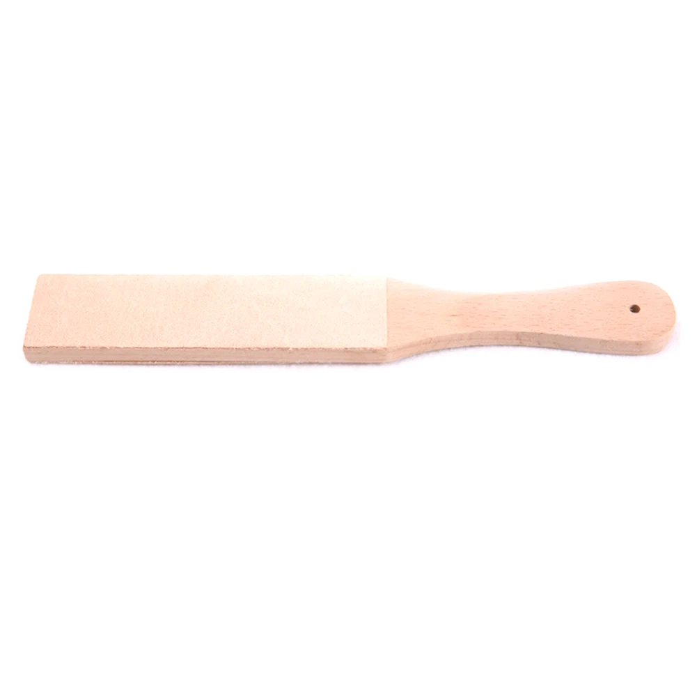 Ножи набор-точилка деревянная ручка кожа точильный ремень лезвия ручной работы полировка и полировка воском кожи паста