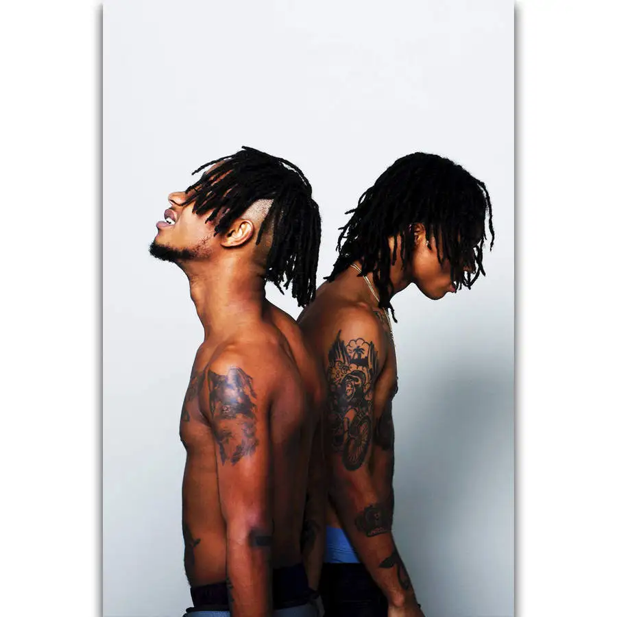 

Q2357 Posters and Prints Album Cover Sremmlife 2 Rae Sremmurd Rapper Star Art Poster Canvas Painting Home Decor