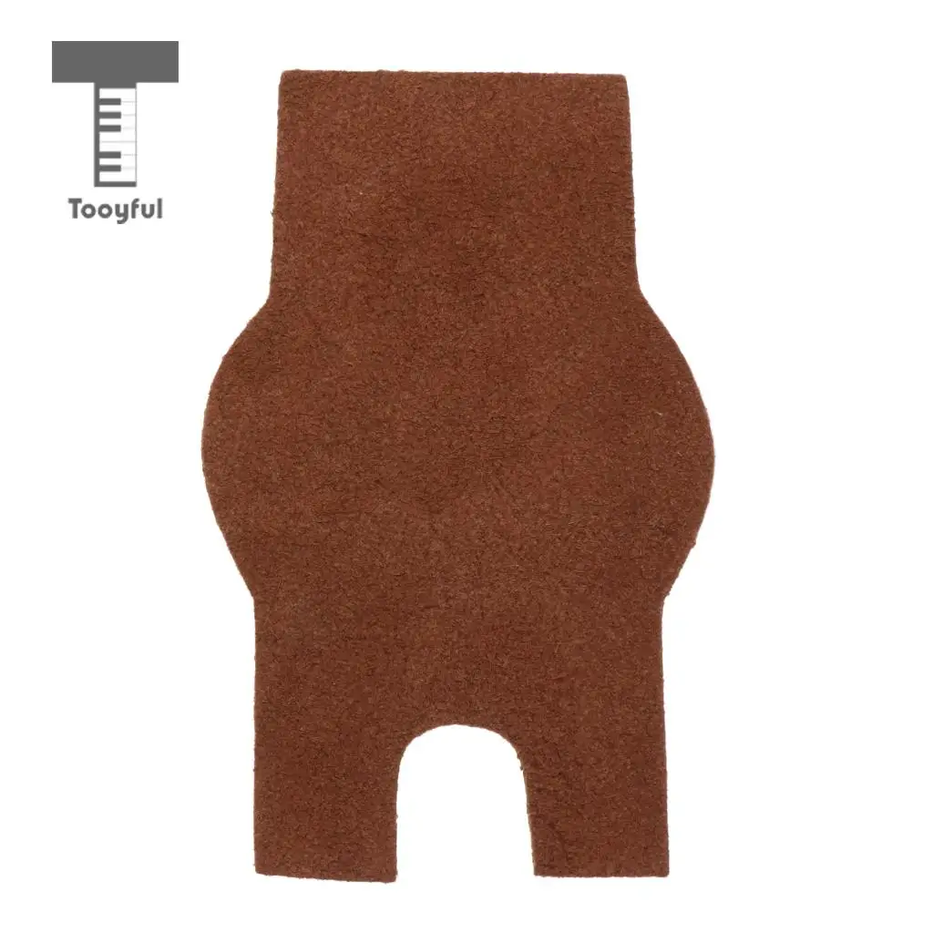 Tooyful Durable DIY Adhesive Cattlehide Erhu Anti-skid Pad Erhu Cushion Stage Accessory