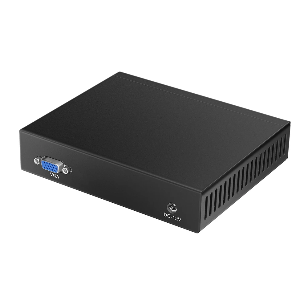 HLY распродажа Мини ПК Celeron J1900 4* Gigabit Ethernet LAN Pfsense Ubuntu брандмауэр маршрутизатор безвентиляторный микро ПК промышленный компьютер