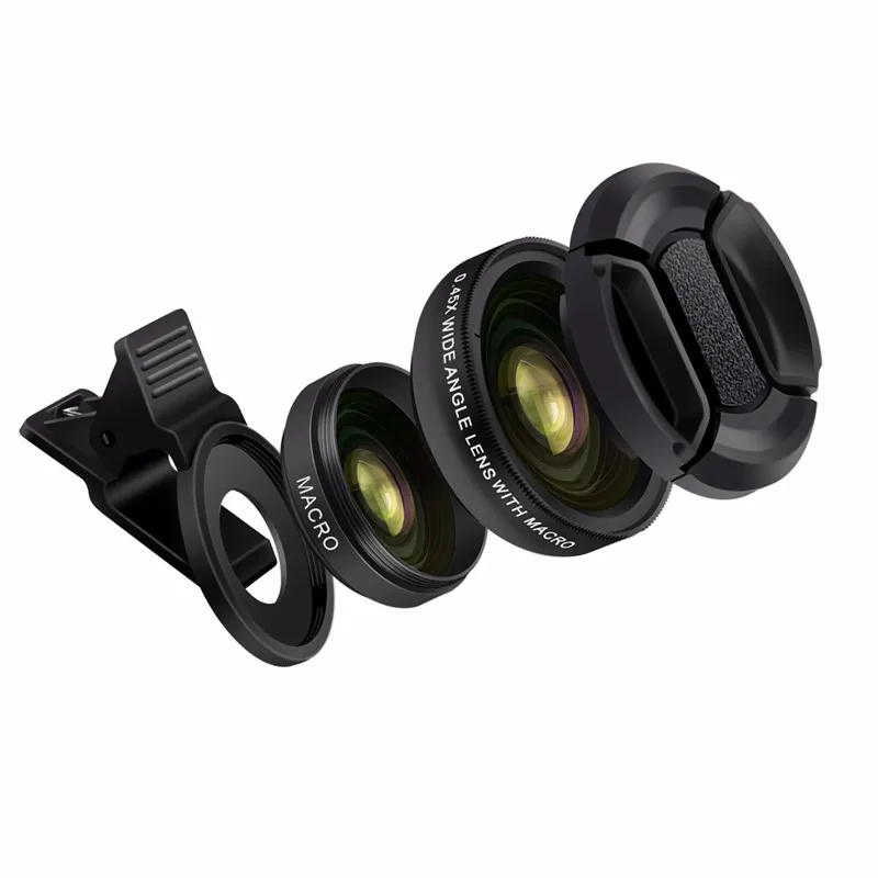 TOKOHANSUN 0.45X широкоугольный + 12.5X макрообъектив профессиональный HD фотообъектив для