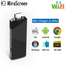 MiraScreen A3 2,4G беспроводной ключ HDMI ТВ-карта для Windows IOS Android Miracast DLNA Airplay Wi Fi 1080P дисплей медиаплеер