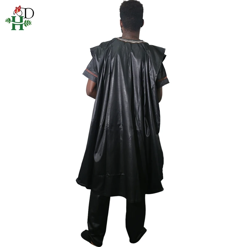 Комплект из 3 предметов для мужчин H & D No Cap African Agbada Dress рубашка в стиле Дашики
