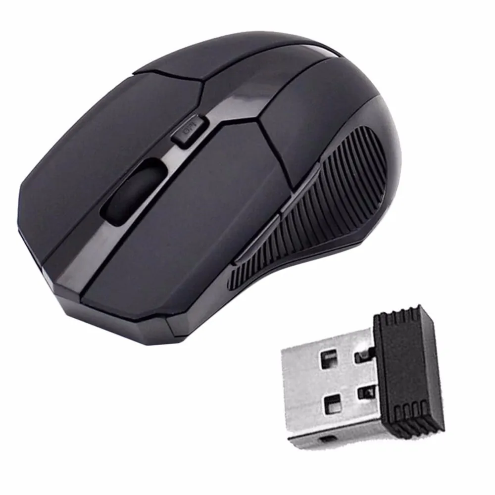 2,4 ГГц Беспроводная оптическая мышь Мыши со встроенным USB 2,0 приемник для ПК ноутбука эргономичный дизайн мышь геймер мышь