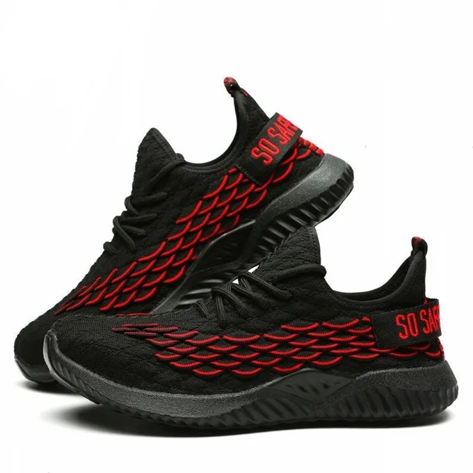 Men's Safety Shoes Steel Toe Construction Protective Footwear Lightweight   Shockproof Work Sneaker Shoes For Men