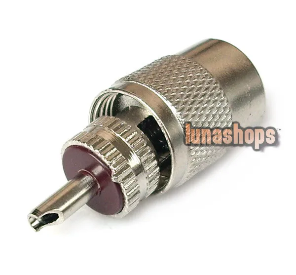 

LN002230 UHF Male PL259 solder RG58 RG142 LMR195 RG400 RF Antenna connector Adapter Shipping By EMS or DHL express