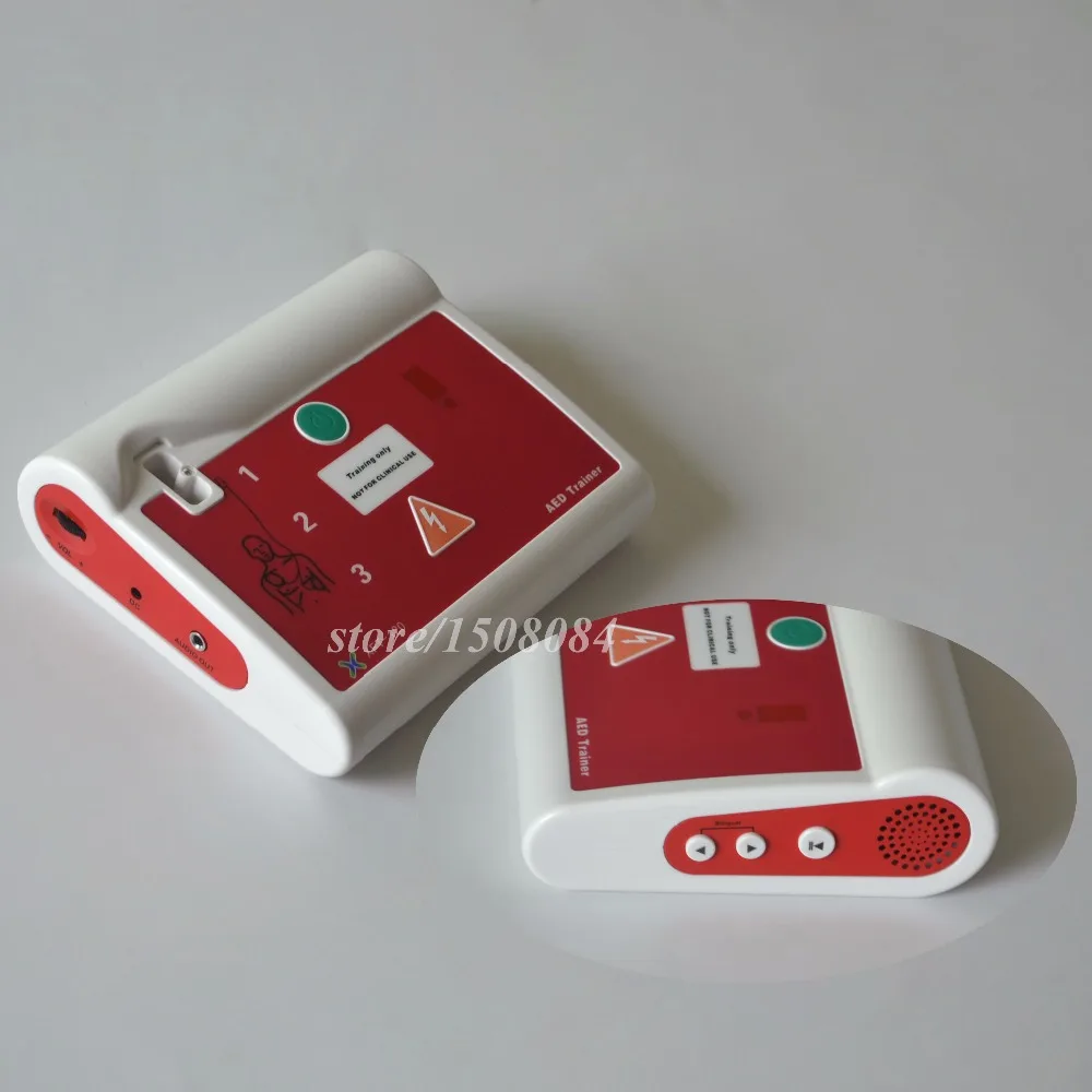 Skup Nowy CPR Mini AED Trainer automatyczna maszyna zewnętrzna z klockami pierwszej pomocy przyrząd treningowy ratowniczy sprzęt dydaktyczny
