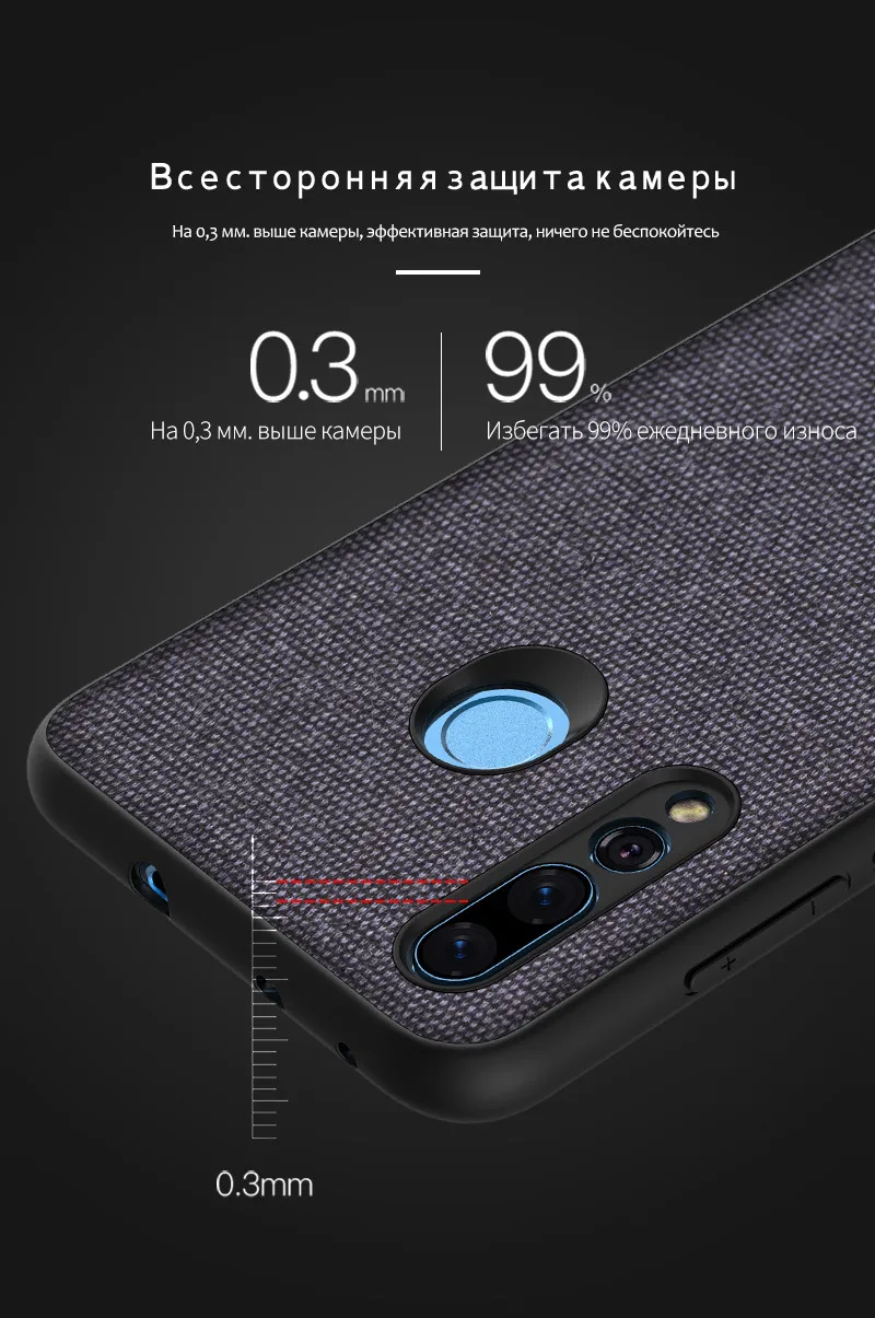 For Huawei Nova 4 Case New Full protection Hybrid PU Cloth TPU Business Dark Gentleman Case For Huawei Nova 4 Case10