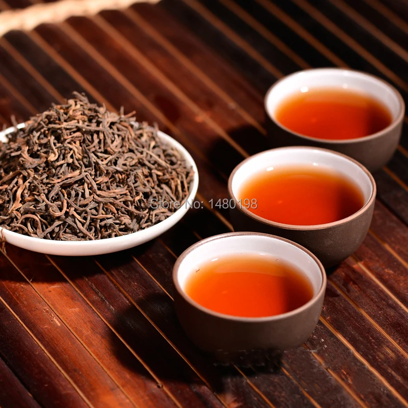 

Promotion Bulang Mountain Loose puer tea 110g, 4oz puer ripe Fermented from Arbor Ancient Tree, Made in China Gift Free Shipping