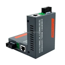 

1000Mbps fiber optic media converter HTB-GS-03 A/B SM Single SC Port Gigabit placa metro switch fibra
