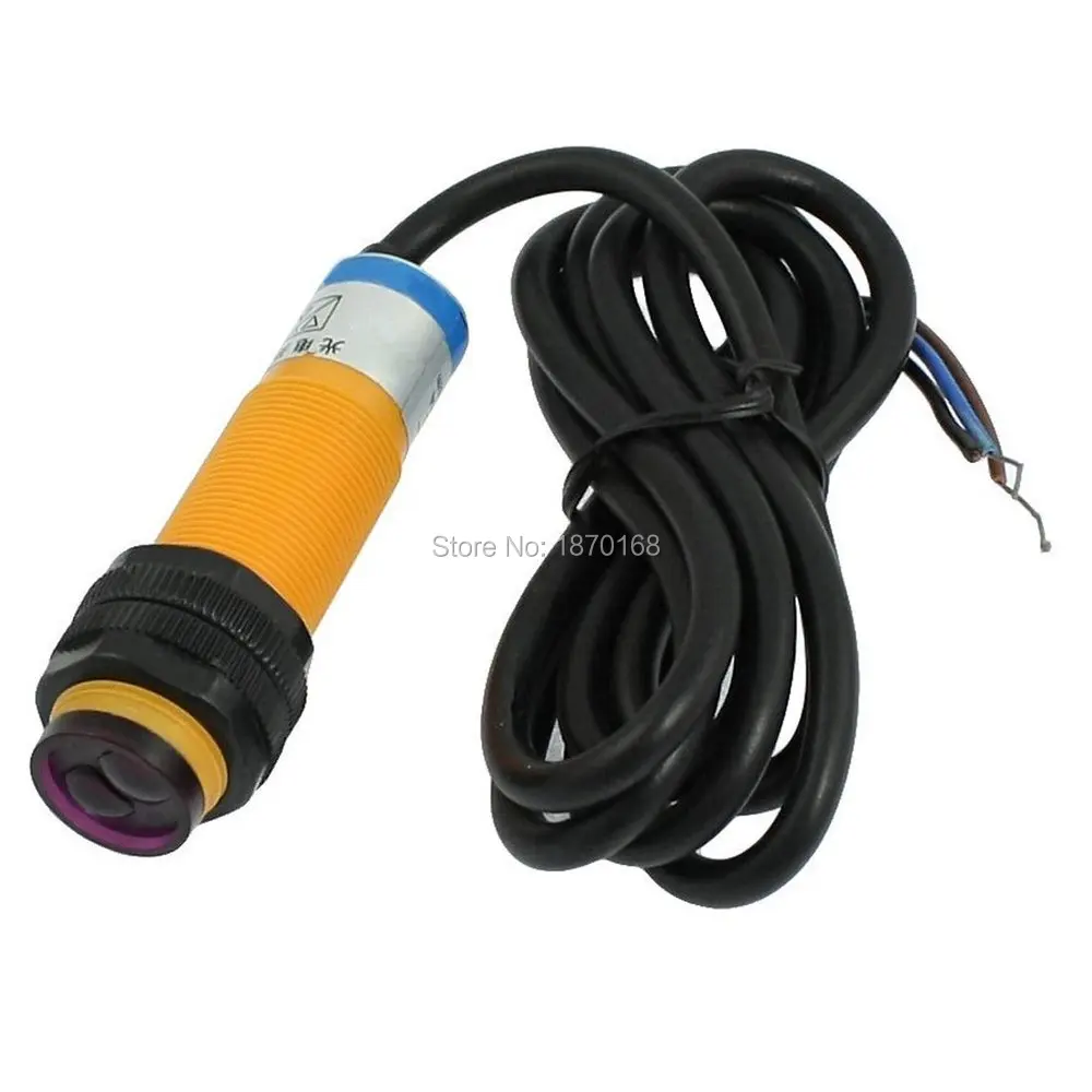 

Фонарик DC 3 Wire 6 - 36 V 300MA PNP IR Sensor fotolistrik E18-B03P1, 30 см