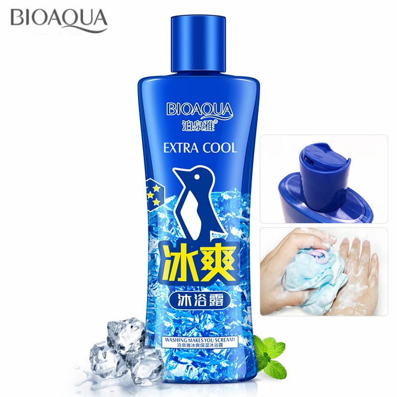 

BIOAQUA 220ml Summer Icy Extra Cool Moisturizing Body Wash Deep Clean Mild Nourishing Refresh Lasting Fragrance Bath Shower Gel