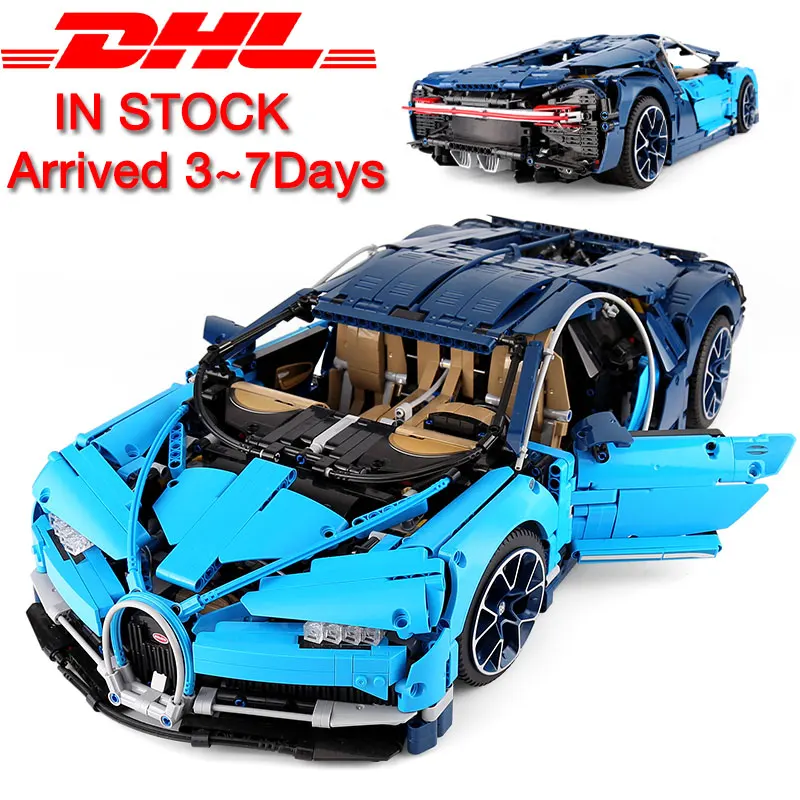 

Decool Model building brick kits compatible with lego brick 42083 3625 pcs Technic series The Bugatti Chiron Racing Car Sets