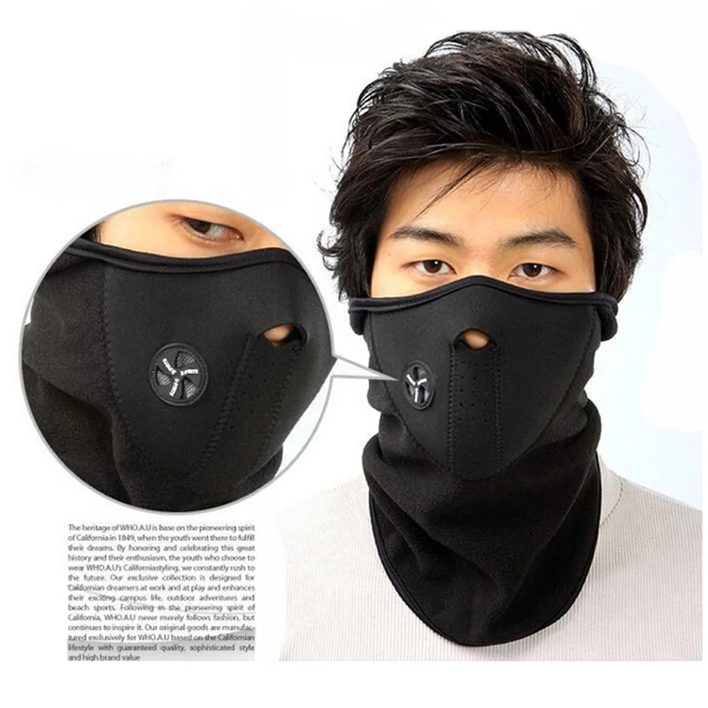 

Neoprene Neck Warm Half Face Mask Winter Sport Mask Windproof Bike Bicycle Cycling Mask Ski Snowboard Outdoor Masks Dust