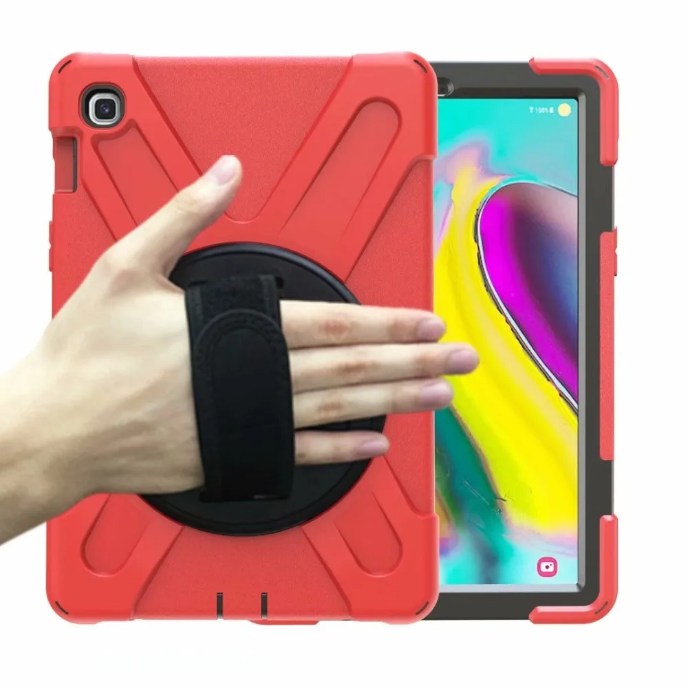 Case for Samsung Galaxy Tab S5E 10.5 T720 T725 2019 Heavy Duty 360 Rotating Hand Strap Kids for Samsung T720 Shockproof Cover (10)