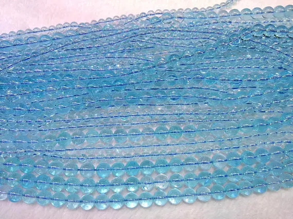 

AA GRADE --16inch4-10mm natural topaz gemstone Sky Blue Topaz Round Beads round ball sky Blue Topaz Smooth Round Beads topaz nec