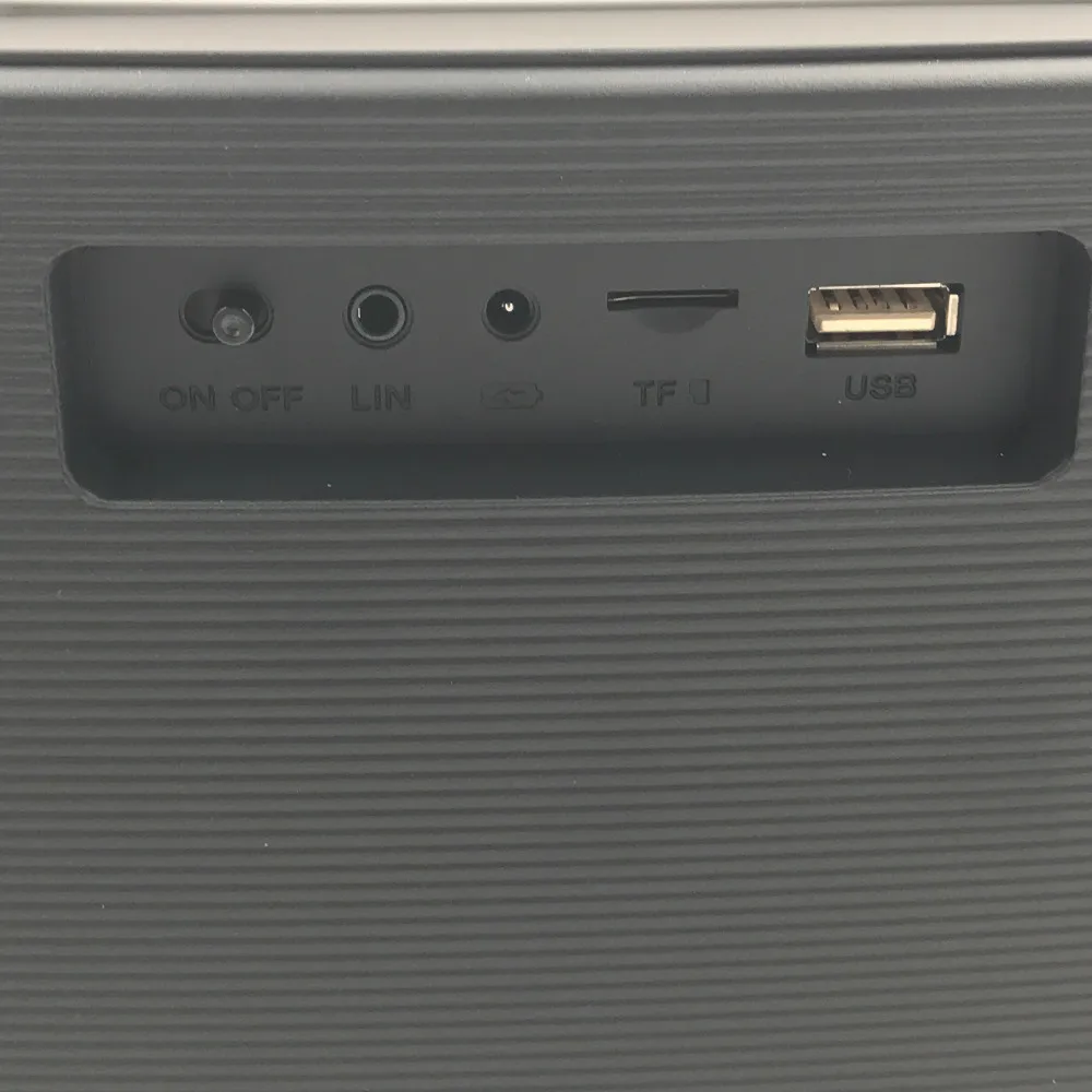 Классическая Беспроводная колонка Bluetooth с супер басами светодиодное время 15 Вт X 2