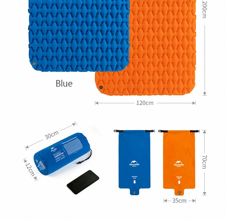 Naturehike Colchon надувной коврик для кемпинга надувной матрас коврик для сна Сверхлегкий портативный надувной коврик для кемпинга пикника