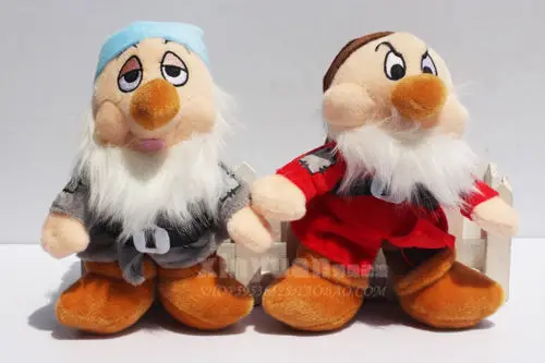 Плюшевые игрушки в виде снежной принцессы и семерых гномов Sef of 8|seven dwarfs plush|seven plush