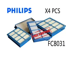 4/пакет HEPA фильтр для Philips FC9083 FC9084 FC9085 FC9087 FC9202 FC9262 FC9066 FC8760 FC8766 фильтр для пылесоса