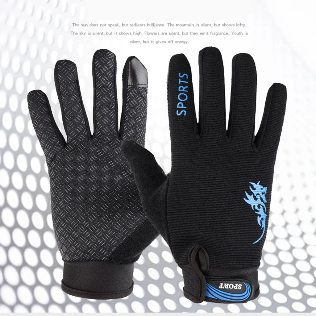 Велосипедные перчатки велосипед с сенсорным экраном перчатки Спортивные Мягкие MTB Дорожный полный палец велосипедные перчатки для мужчин и женщин