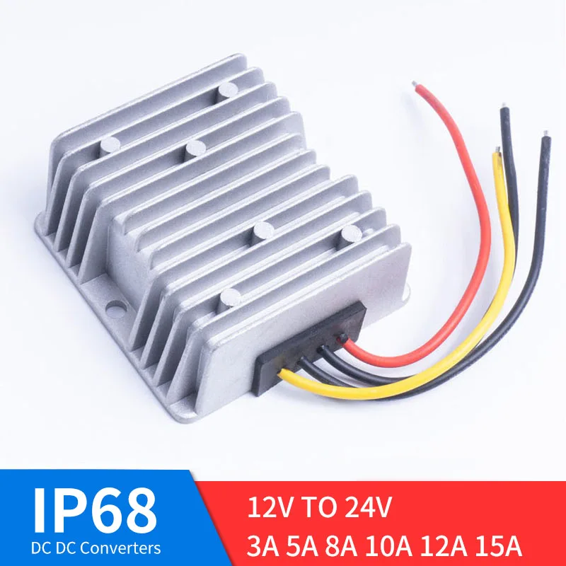 

DC 12V TO 24V 3A 5A 8A 10A 12A 15A DC Power High Quality Converter Step-Down DC Regulator for Automot