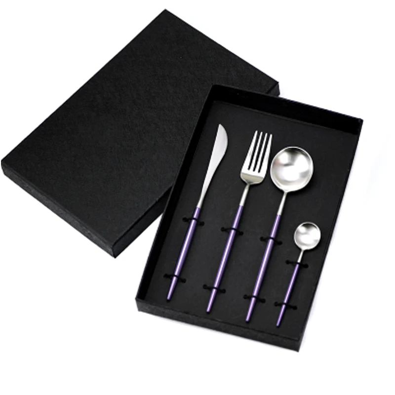 Набор столовых приборов из нержавеющей стали 18/8 24 шт.|korean cutlery set|tableware dinner setdinner set |