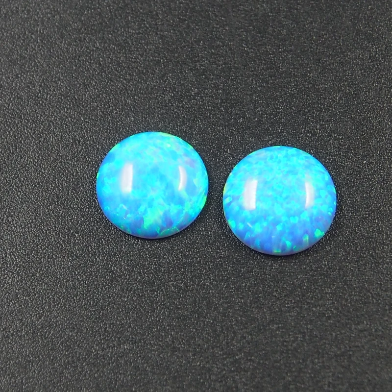 Blue Opal cabochon Beads stone Opal 6mm cabochon stone for ring making