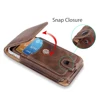 Universal Pouch Leather phone Case For iphone6 XS X 7 8plus Waist Bag Magnetic holster Belt Clip phone cover for redmi note 8pro ► Photo 3/6
