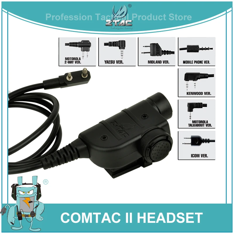 

Z-Tactial zSilynx Releases Chest PTT Airsoft PTT Tactical Headset Z Tactical PTT Headset Accessories Z125