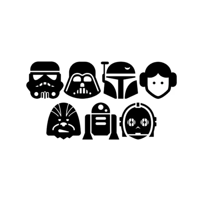 aliexpress com buy 19cm 9 8cm star wars characters personality car