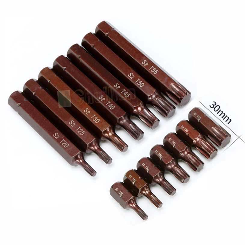 10mm 8/3 shank Torx Spline Screwdriver Bit Set Socket Wrench Adapter