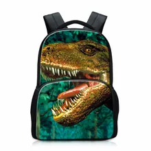 Рюкзаки с динозавром для ученики начальной школы Cool Tiger Bookbags Wolf Mochilas для колледжа большие школьные рюкзаки для девочек собака рюкзак