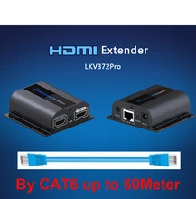 LKV372Pro HDMI extender 1080 P HDMI signal bis zu 60 mt über einzel CAT6 netzwerkkabel HDMI Extender w/Loop-out & IR AV adapter no pack