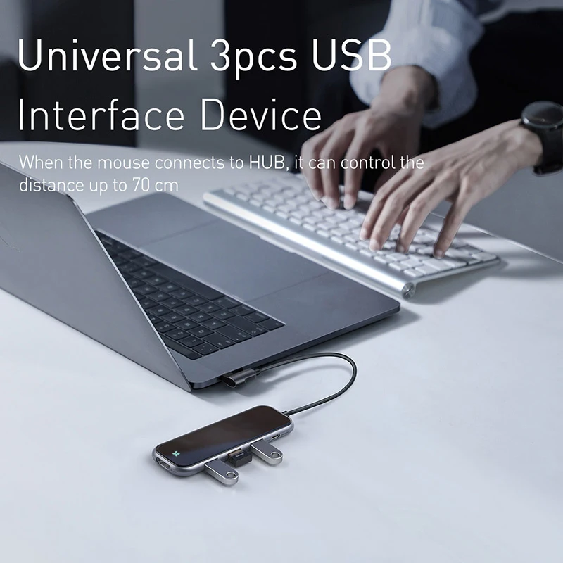 Baseus Hub USB a HDMI Hub USB 30 para Macbook Pro Samsung Huawei 5 puertos adaptador de teléfono mó