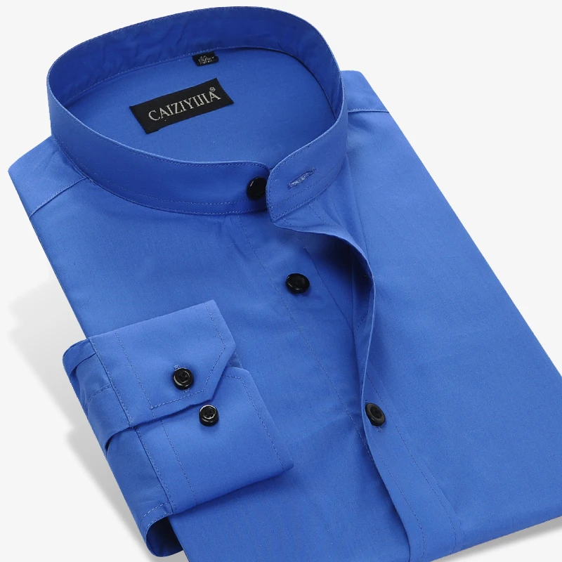 Brand New Men/'s Dress Shirts Men Elegant Long Sleeve Formal Business Shirt S-4XL