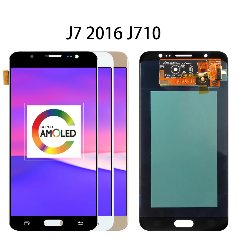 Super AMOLED для SAMSUNG Galaxy J730 ЖК-дисплей сенсорный экран для SAMSUNG Galaxy J7 J700/ J710/J7 Pro J730 J730F