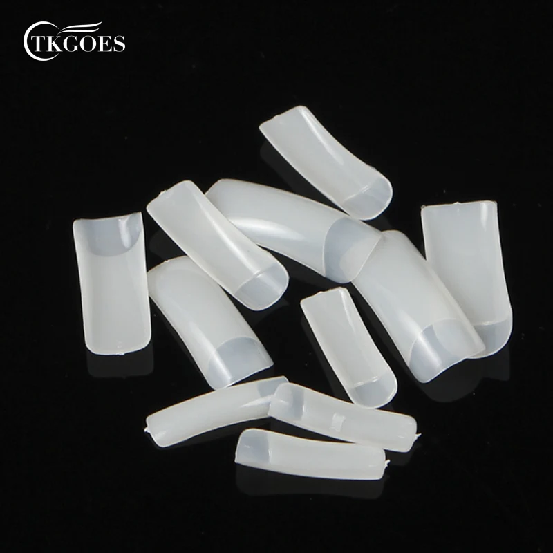 TKGOES-500pcs-pack-Natural-Acrylic-Nails-Half-Cover-False-Nail-Tips-acrylic-French-Nail-tips-Acrylic (1)