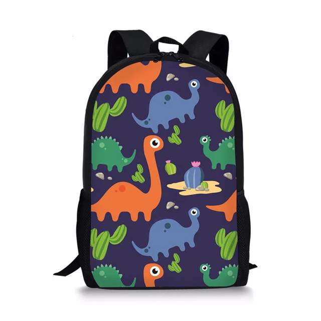 dinosaur trolley school bag