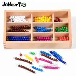 JaheerToy Bbay обучения Развивающие деревянные игрушечные лошадки цветной бусины граф рисунок математическая игрушка для детей; из дерева