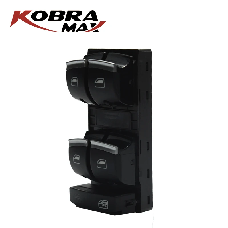 KobraMax Новый хром Мастер переключатель окна 4F0959851H Подходит для AUDI A3 8P A4 S4 RS4 B6 B7 A6 S6 RS6