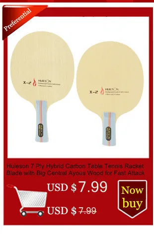 Huieson 2Pcs Upgraded 5 Star Carbon Table Tennis Racket Set Lightweight Powerful Ping Pong Paddle Bat with Good Control